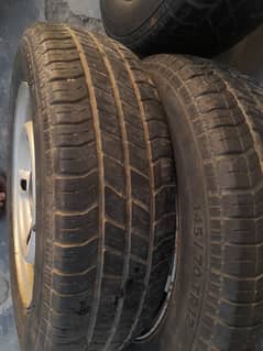 4 tyre general suzuki mehran 10 by 10 condition