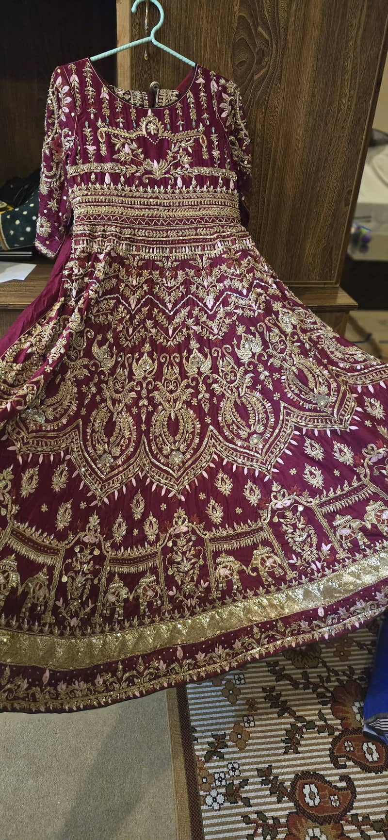 Mohsin naveed ranjha inspired bridal dress 1