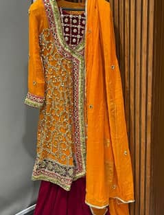 branded embroidered gharara on wholesale price(3 piece)