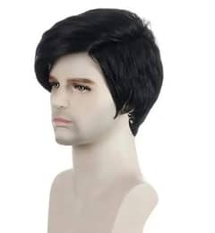 natural male hair wig