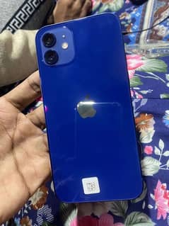 New I Phone 12 64 gb sale Blue Color Water Pack mobile