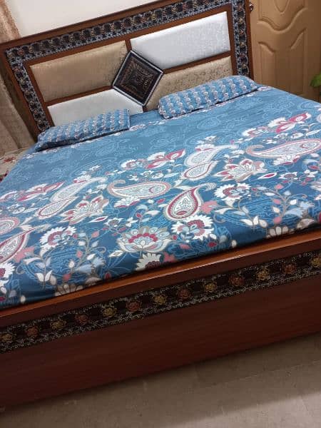 bed with side tables dressing and showcase and sofa set 3