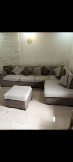 L shaped sofa