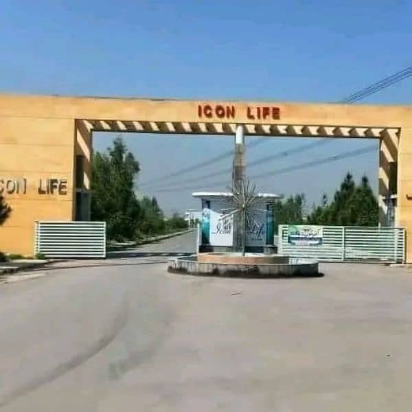 5 Marla plot for sale in Icon Life Town Mardan 0