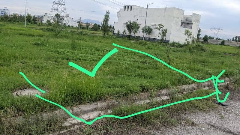 5 Marla plot for sale in Icon Life Town Mardan 1