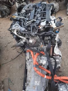 Toyota crown hybrid 2019-2022 engine A25A with transmission