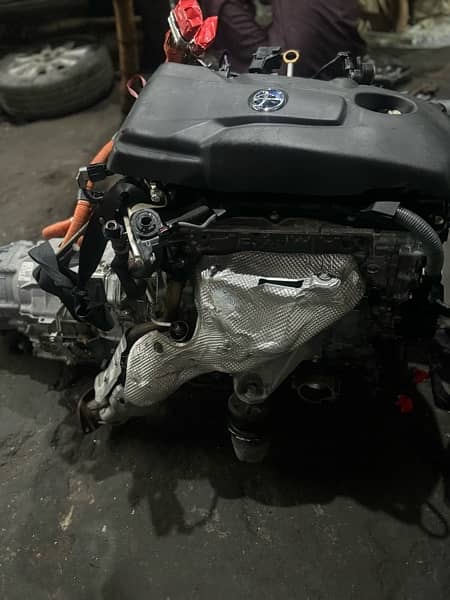 Toyota crown hybrid 2019-2022 engine A25A with transmission 1