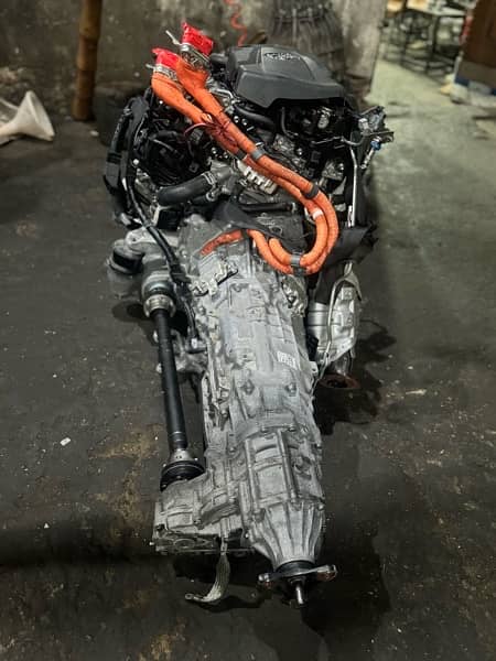 Toyota crown hybrid 2019-2022 engine A25A with transmission 2