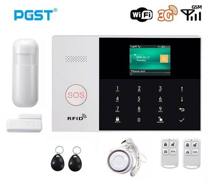 kerui & PGST hume security burglar alarm system 1