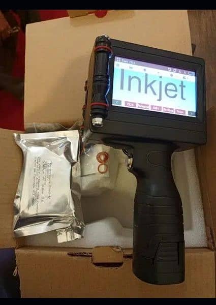 industrial TIJ inkjet handheld printer expiry date batch code printing 2