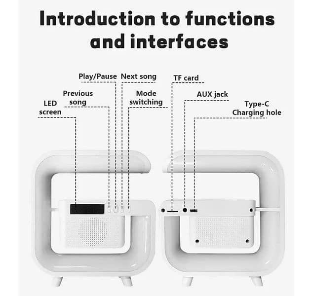 G3 multifunction Rbg Clock speaker 1