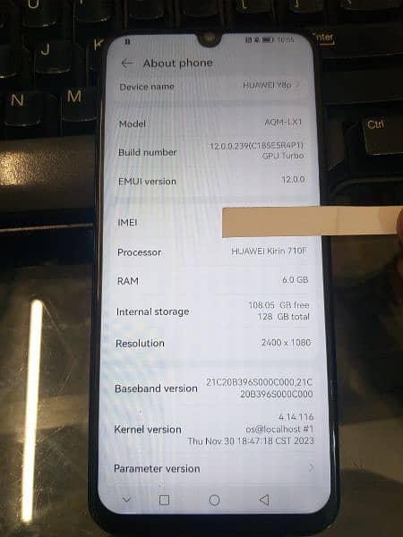 Huawei Y8 Approved with Box 6/128 5