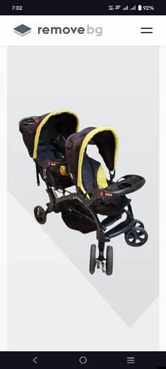 baby trend sit N stand stroller  twin stroller / pram