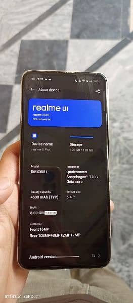 Realme 8 pro 8/128 60fps pubg 3