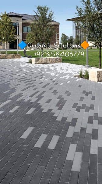 Tuff tile / Paver / Kerb blocks / envicrete / 60mm / tiles 1