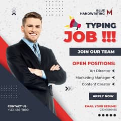 Typing job/assignment job/writing work/handwritten job/remote job/assi