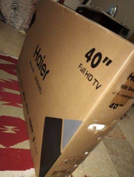 40 inch haier k66 series android tv. brand  new tv never used. 0