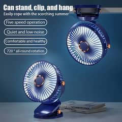 Mini Fan with LED Light