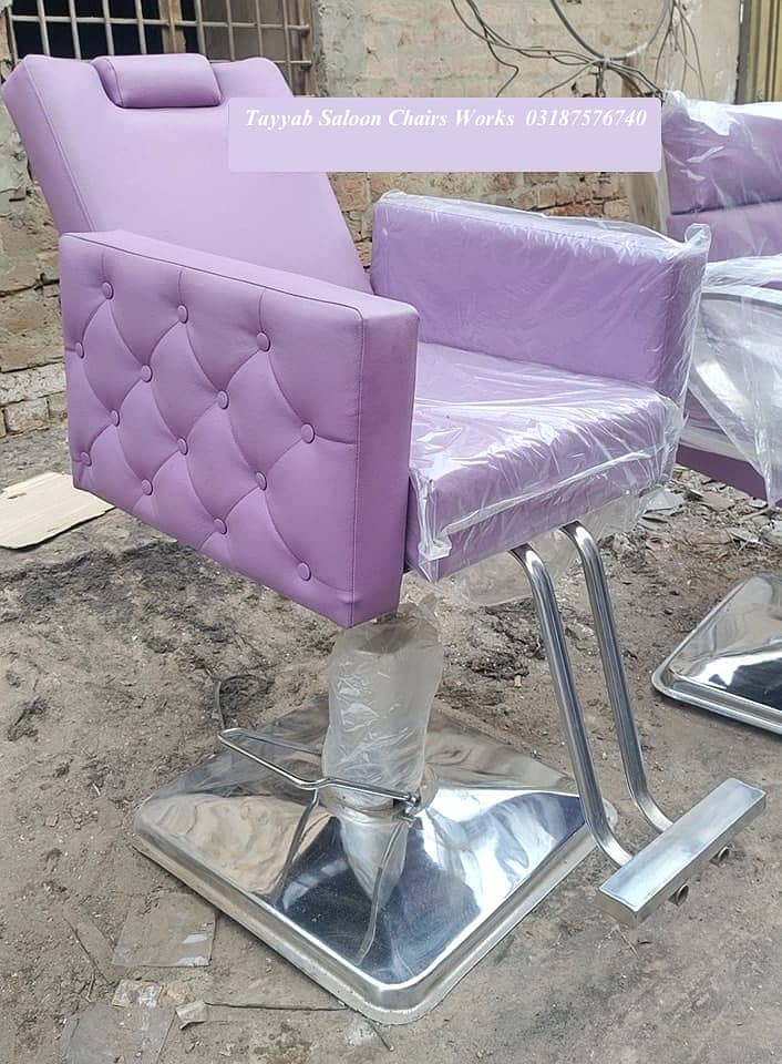 Saloon Chair/Parlour Chair/Facial Bed/Hair Wash Unit/Pedicure/salon 12