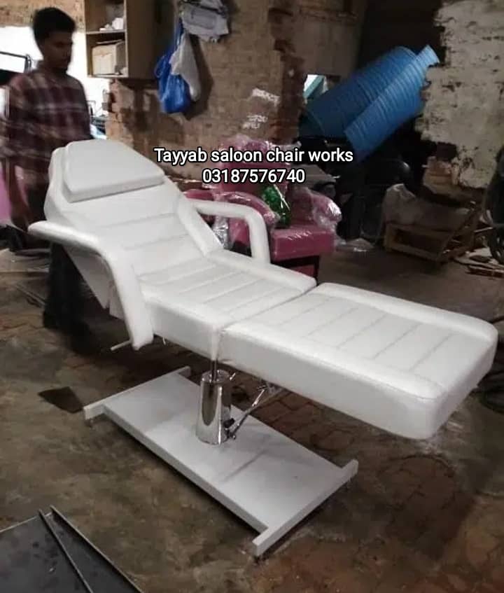 Saloon Chair/Parlour Chair/Facial Bed/Hair Wash Unit/Pedicure/salon 15