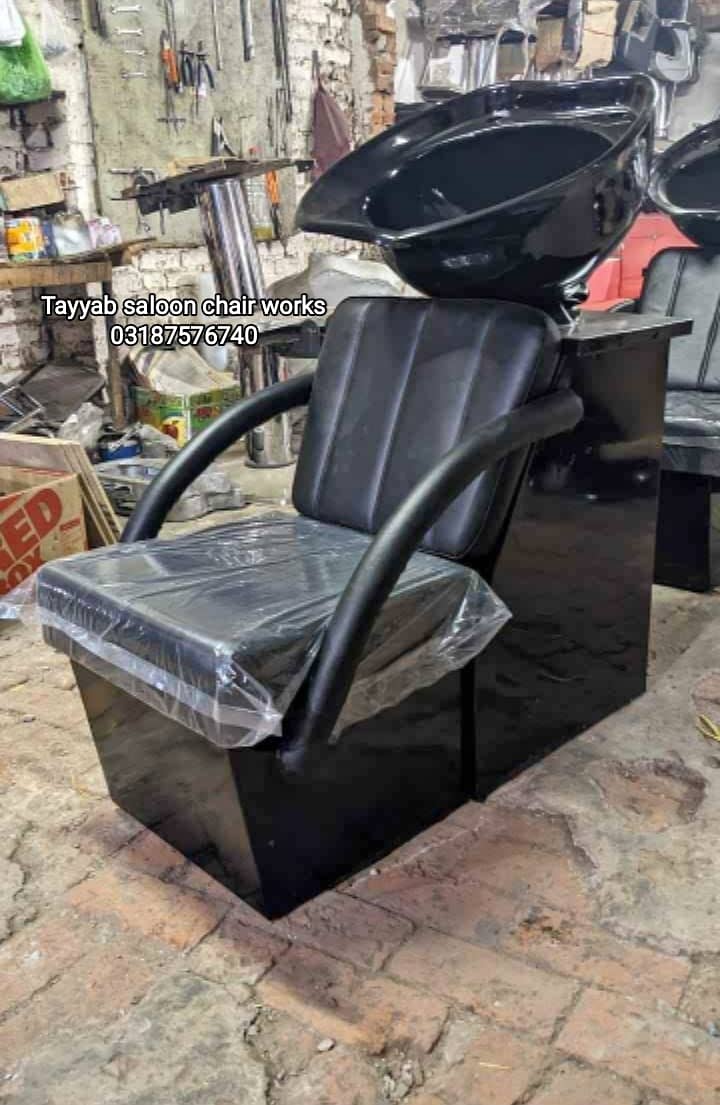 Saloon Chair/Parlour Chair/Facial Bed/Hair Wash Unit/Pedicure/salon 16