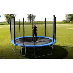 Trampoline | Jumping Pad | Round Trampoline | Kids Toy|With safety ne