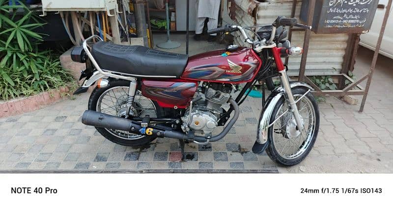 Honda 125 Red 2022 1