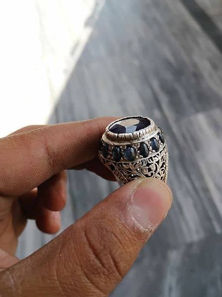 Orignal neelam stone ring(Male) 3