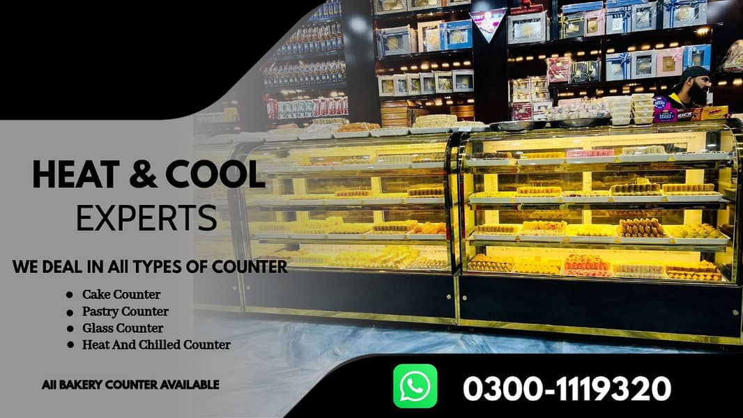 bakery counter / cake counter / sweets counters /meet display counters 0