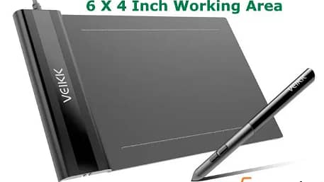 VEIKK S640 6 x 4 inch Ultra-Thin Easy Carrying Pen Tablet Graphics Dra 0