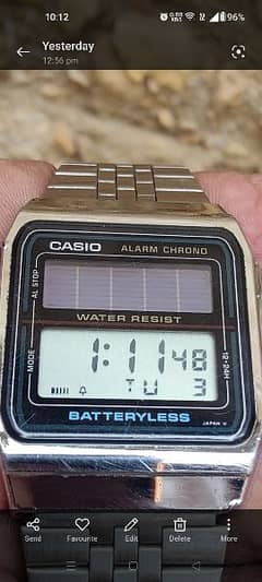 New Casio Dual System Solar and battery power original Watch for sale