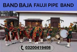 Fauji Band Baja/Dhol for mendi & barat event/Pipe band/foji band baj