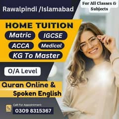 Home Tutor,Online Tutor,Home Tution,O/A level,Kg,Montess,IGCSE,English