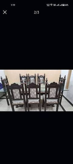 8 Chairs Pure Sheesham Dinning Table