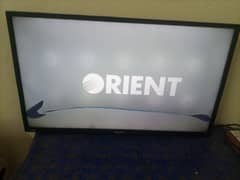 Orient LED TV 32 inches Simple panel  Broken With original Remote