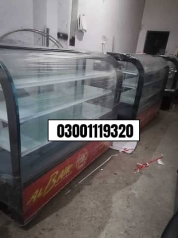 display counter / bakery counter/ cake counter /cake chillar 4