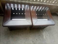 Two wooden Table and 2 wooden chair for sale