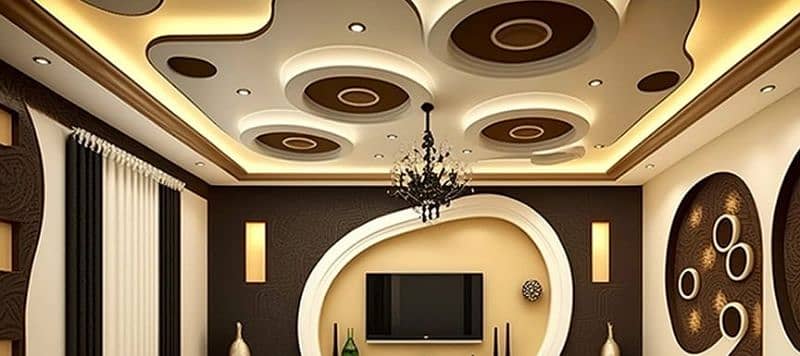 CNC, wall panel , wallpaper, Pop ceiling, window blinders, carpet 9