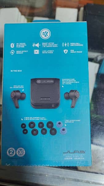 JLab Epic Air ANC First Gen True Wireless Earbuds 1