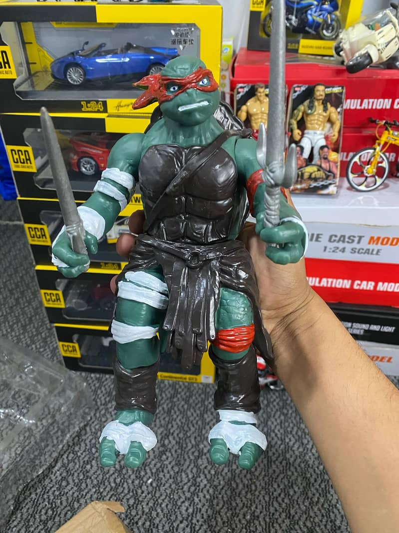 ninja turtles action figures size 1 feet 3