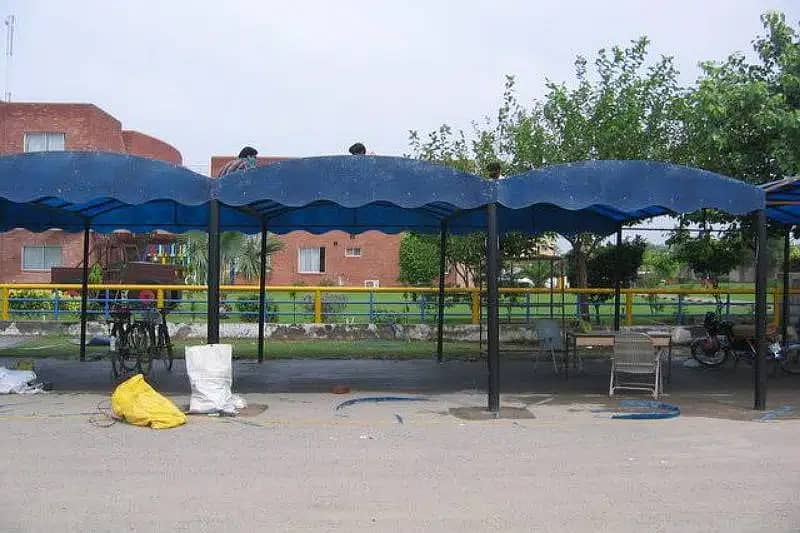 fiberglass shed,car parking,car shed,Fiber Shades,Tensile Shade 14