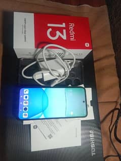 Redmi 13 8/128 gb complete box urgent sale connect OLX call me