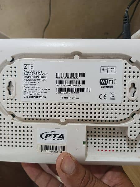 PTCL Flash fiber WiFi device 5G sported 1