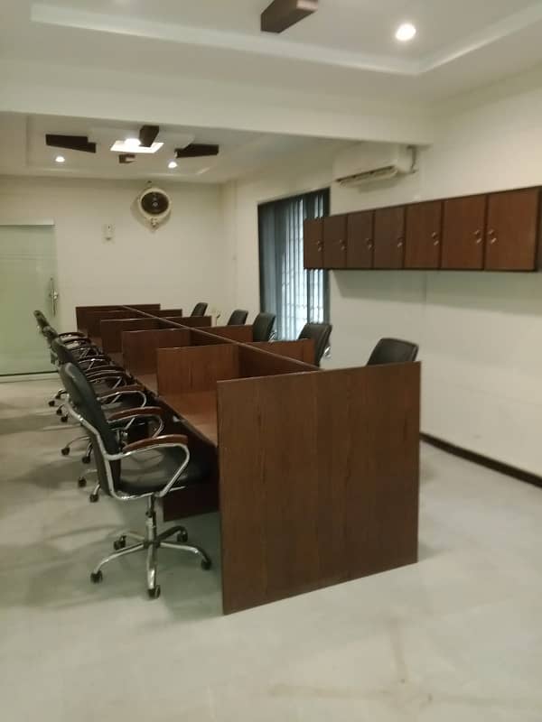 2000 Square Feet Fully Furnished Office For Rent In Main Boulevard Gulberg 12