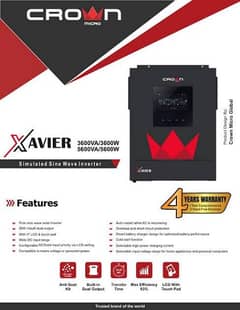 Crown Xavier 3kw 4kw 5.5kw 6kw 8kw 10kw available