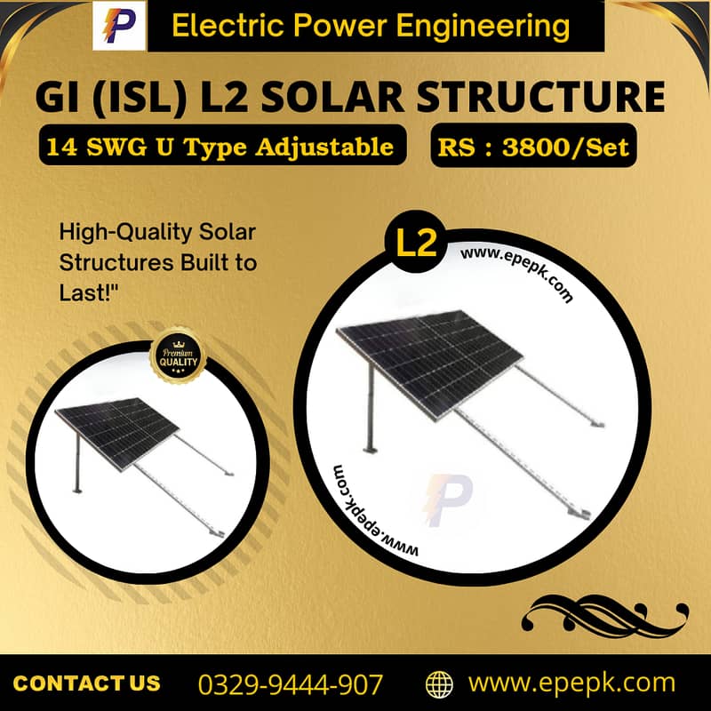 Solar Stands | Solar Structuer | L2 L3 L4 Solar stands | Industrial 3