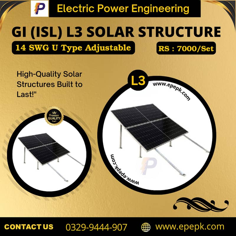 Solar Stands | Solar Structuer | L2 L3 L4 Solar stands | Industrial 0