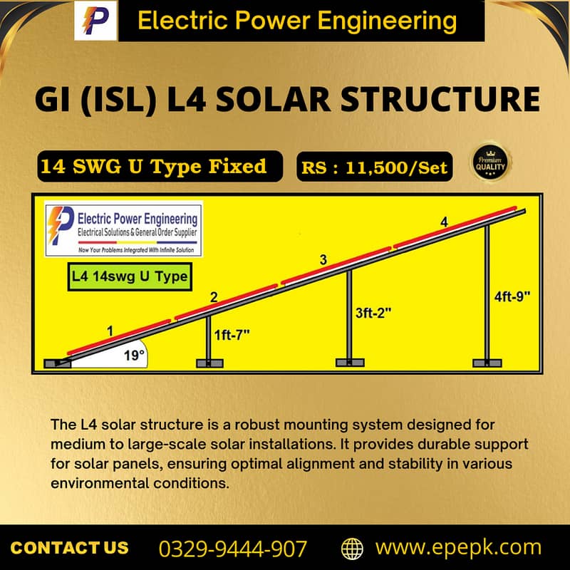 Solar Stands | Solar Structuer | L2 L3 L4 Solar stands | Industrial 2