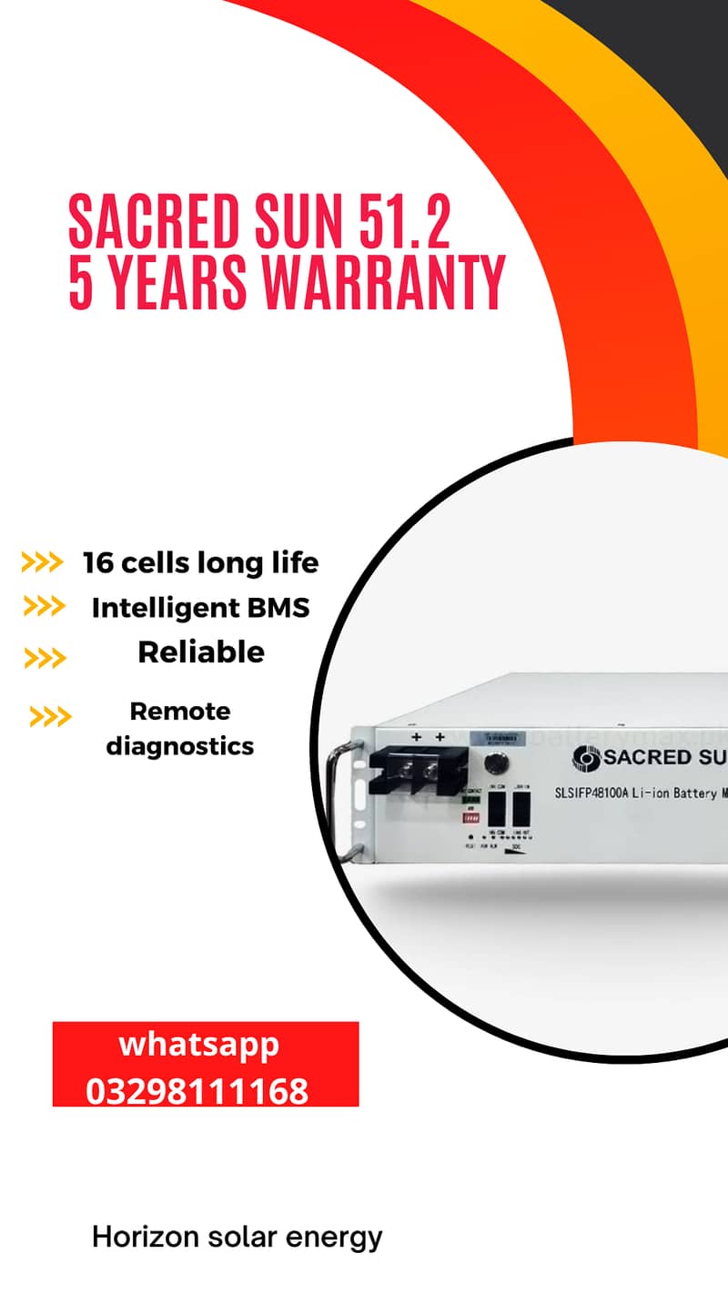 Growatt inverter | Narada & Sacred sun Lithium Battries | 5 years WTY 7