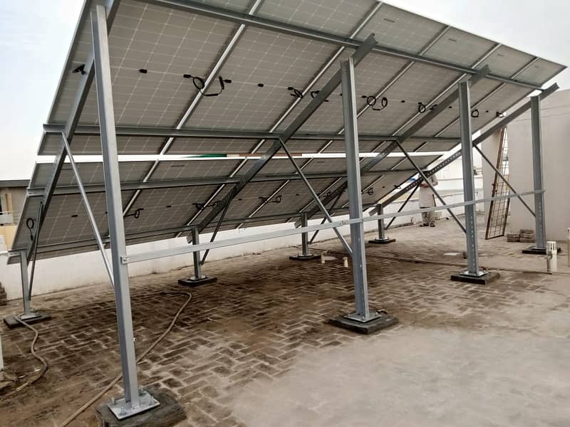 Solar structure | Solar stand | solar frame | Elevated solar structure 7